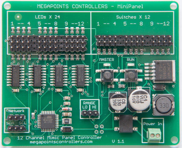 MiniPanel Processor Starter Kit – Servo edition – MegaPoints Controllers