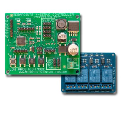 Servo 4R and relay board