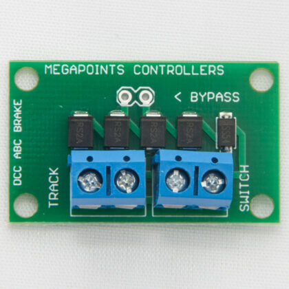 DCC ABC generator to activate the automatic braking circuit on suitably equipped DCC decoders.