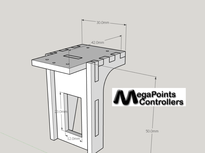 Servo mount dimensions