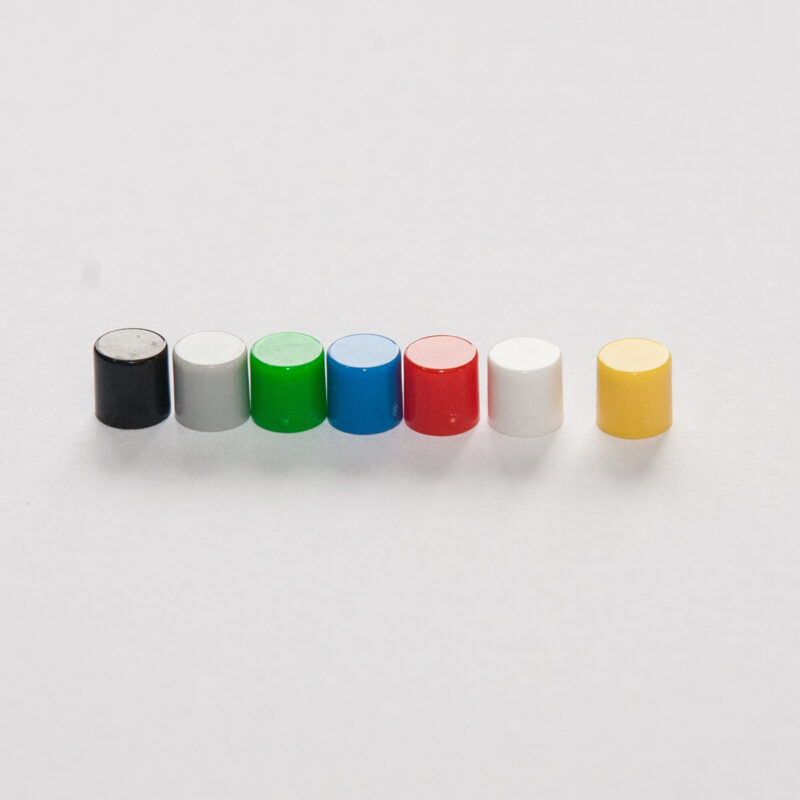 Coloured Button Caps