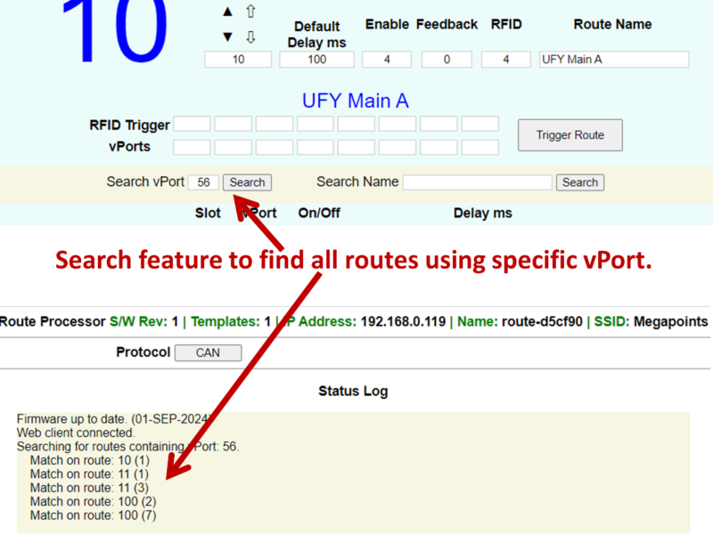 S2 Router screen presentation