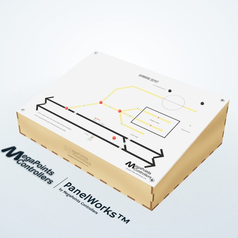 Dunmore Depot in 3D, in its sloping enclosure